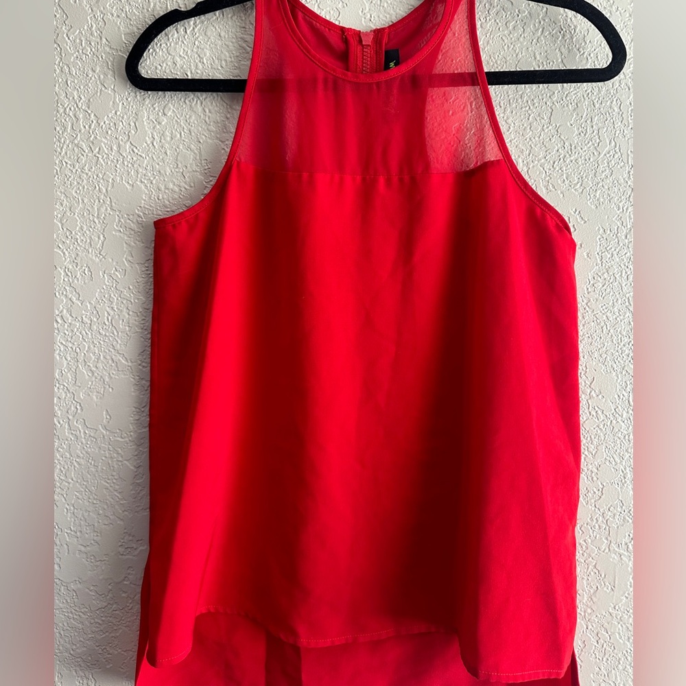 Sam Edelman Sheer Sleeveless Top